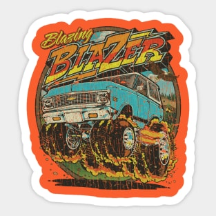Blazing Blazer 1974 Sticker